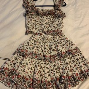 LoveShackFancy 2 price skirt and top .Size S